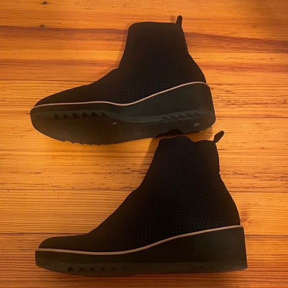 Eileen Fisher London Recycled Stretch Knit Bootie size 8.5 - Picture 6 of 12